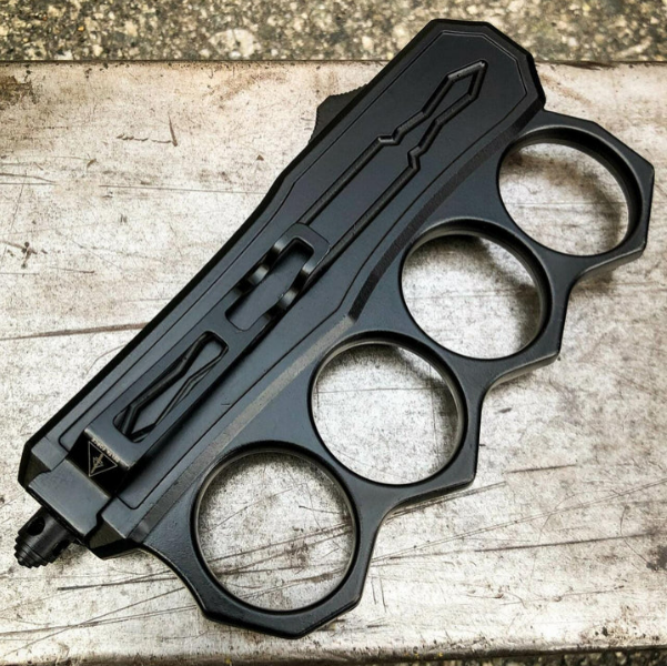 Boxing zinc alloy OTF knife