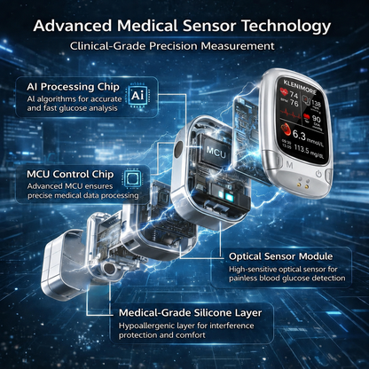 🔥Final 3 Hours: 70% OFF🏆Develops Newly Launched Non-Invasive Smart Blood Sugar Tracking Device✅TGA Approved