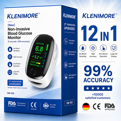 2026 Non-Invasive 5-Second Real-Time Metabolic Tracking Device – 99% Accuracy
