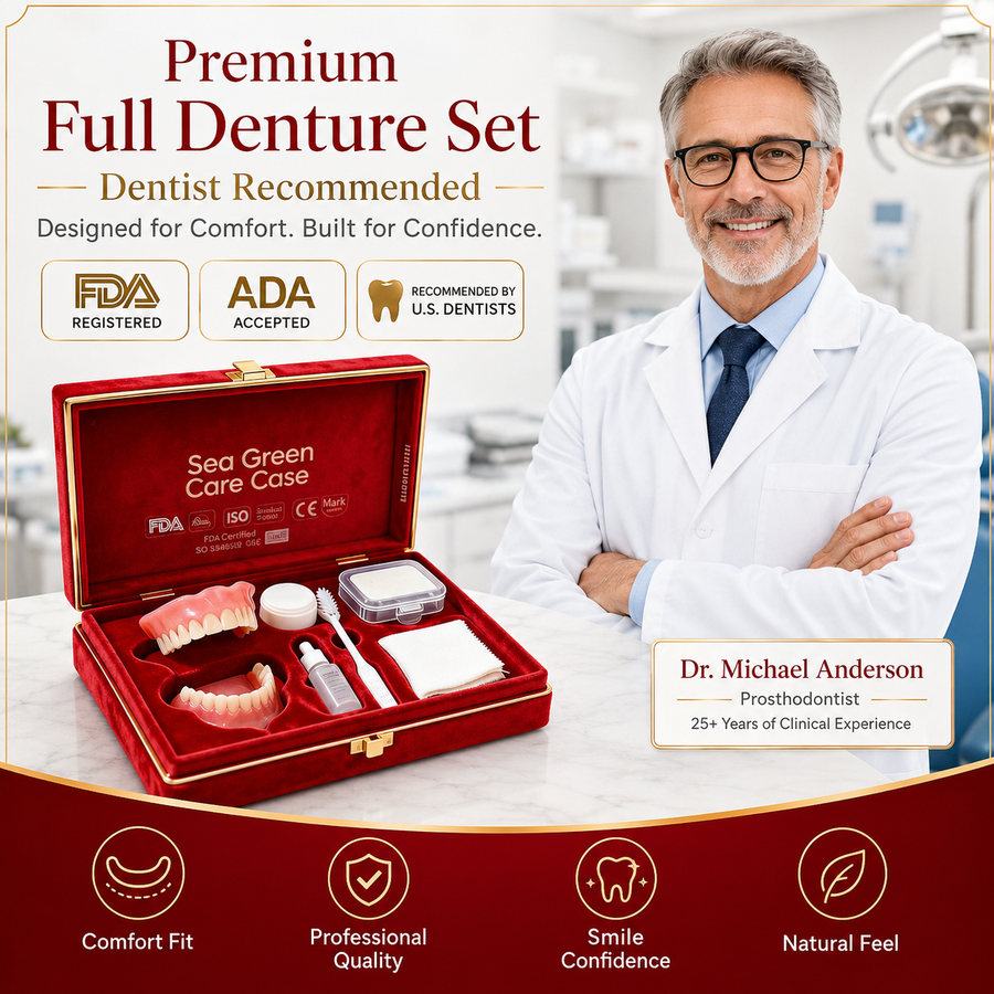 Premium full denture set