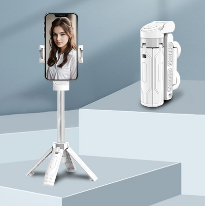 Extendable Grip Phone Tripod with Detachable Remote Pocket Size