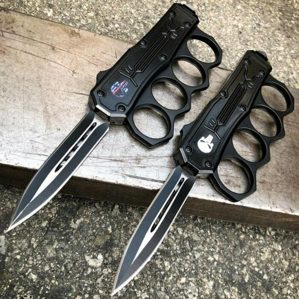 Boxing zinc alloy OTF knife