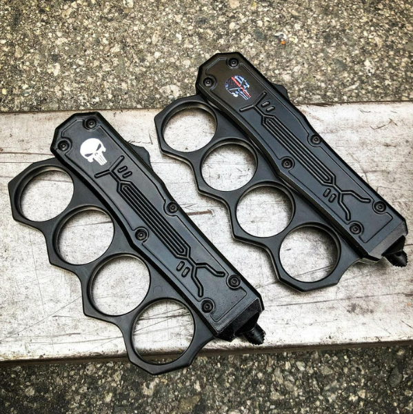 Boxing zinc alloy OTF knife