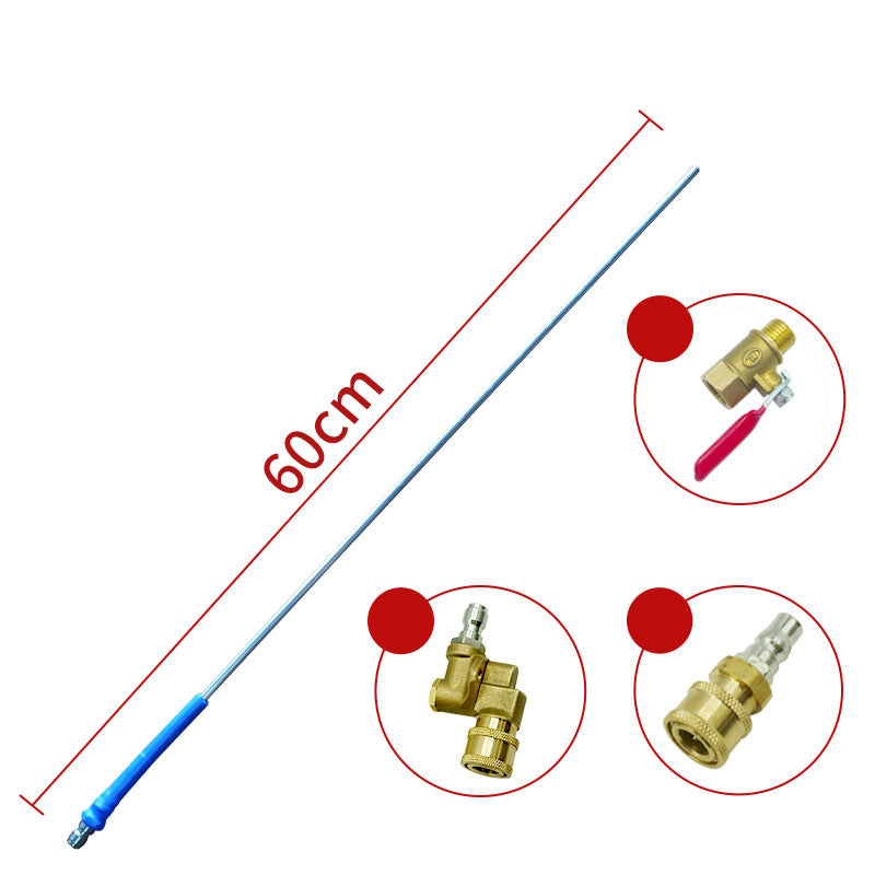 Reinforced 1 Set + 180¡ã Adapter + Valve